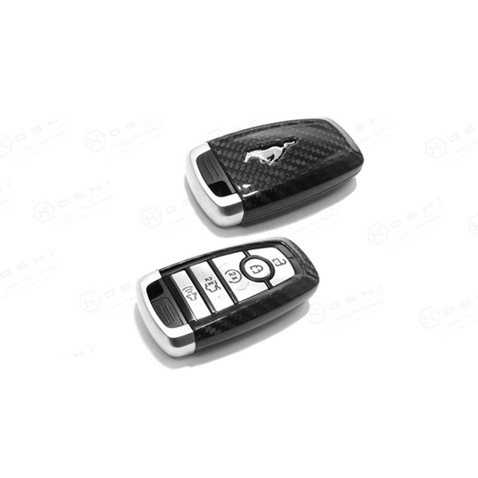 Ford Mustang Key Cover 2018-2019 - Carbon Fibre - Koshi Group Store