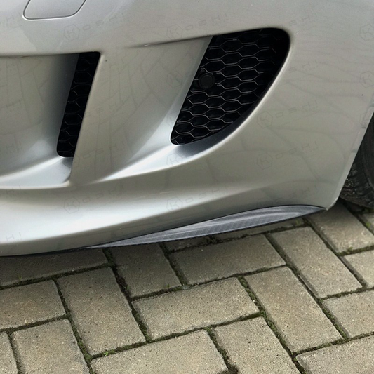 Jaguar F-Type Front Flaps - Carbon Fibre - Koshi Group Store