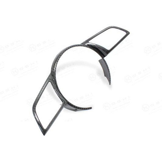 Audi RS3/RS4 Steering Wheel Trim (2017-2018) - Carbon Fibre - TMC Motorsport
