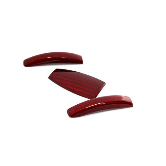 Mercedes Benz SLK R172 Key Cover Red - Carbon Fibre - TMC Motorsport