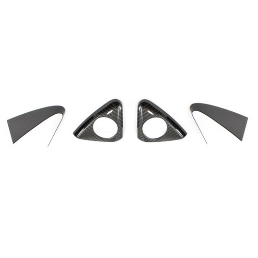 Mercedes Benz SLK R172 Tweeter Triangles Frame Cover - Carbon Fibre - TMC Motorsport