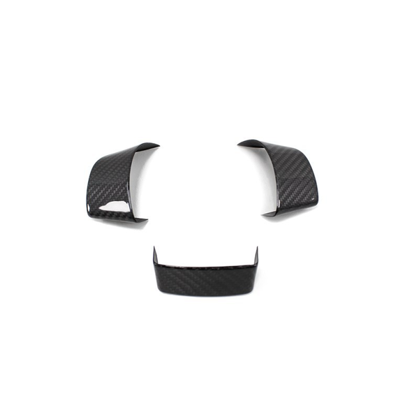 VW Golf MK5 Steering Wheel Trim Cover - Carbon Fibre