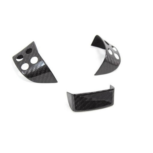 VW GOLF MK5 Steering Wheel Insert Set - Carbon Fibre - TMC Motorsport