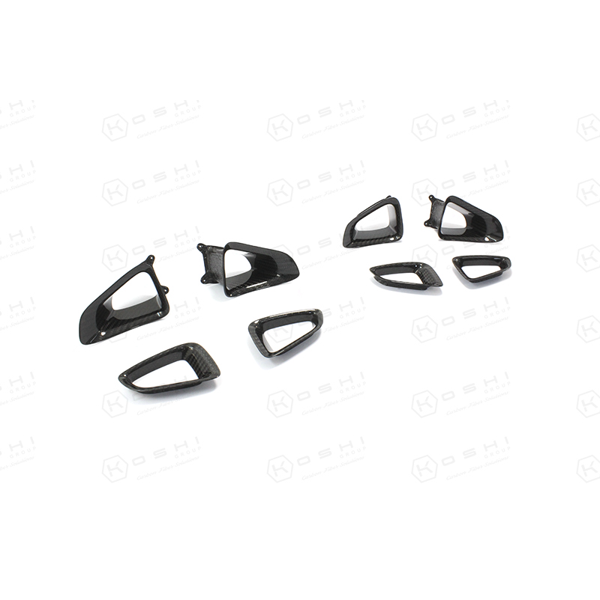 Jaguar F-Type Headrest Inserts - Carbon Fibre - TMC Motorsport