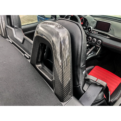 Abarth 124 Rear Seat Cover - Carbon Fibre - Abarth Tuning