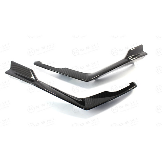 Lamborghini Urus Agressive Front Bumper Flaps - Carbon Fibre - Koshi Group Store