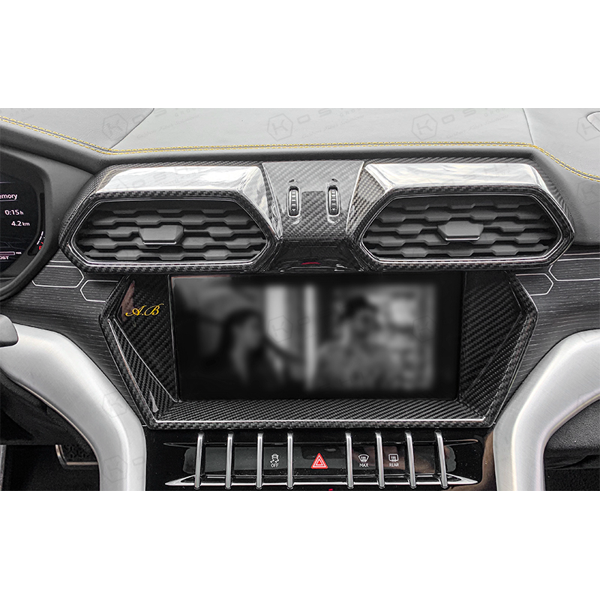 Lamborghini Urus Dashboard Screen/Radio Frame Cover - Carbon Fibre - TMC Motorsport