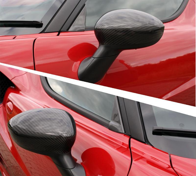 Alfa Romeo 4C Mirror Caps - Carbon Fibre - TMC Motorsport