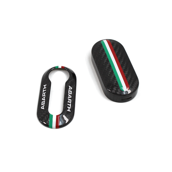 Abarth 500 / 595 / 695 Carbon Fibre Key Cover - Carbon Fibre - Abarth Tuning