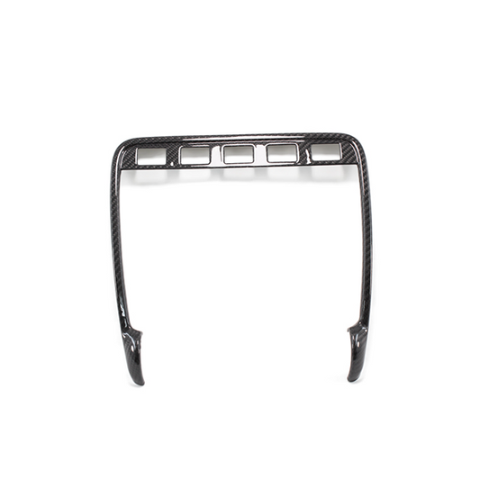 Porsche Cayenne Center Console Panel Trim - Carbon Fibre - TMC Motorsport