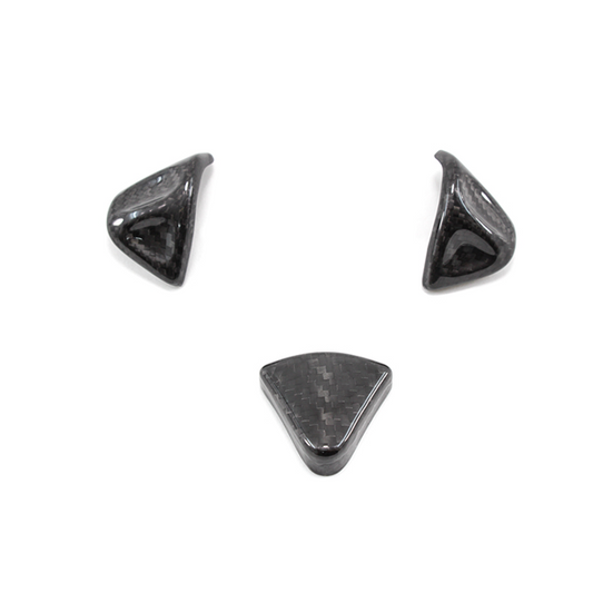 Porsche Cayenne Tiptronic Steering Wheel Paddle Covers - Carbon Fibre - TMC Motorsport