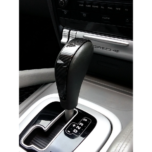 Porsche Cayenne Shift Knob Trim - Carbon Fibre - TMC Motorsport