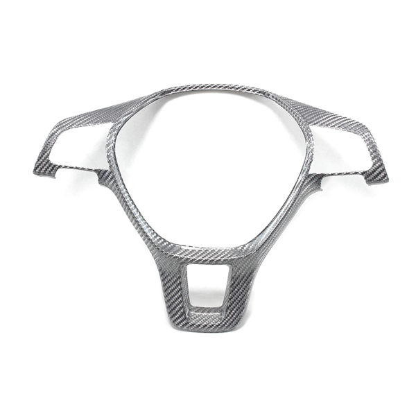 Golf MK7 Steering Wheel Cover White - Carbon Fibre - TMC Motorsport