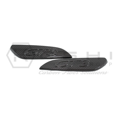 Porsche 911 GT3 Rear Spoiler Side Plates Wings - Carbon Fibre - TMC Motorsport