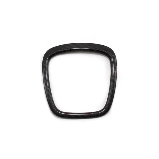 Audi A6 Q7 Steering Wheel Airbag Trim Cover - Carbon Fibre