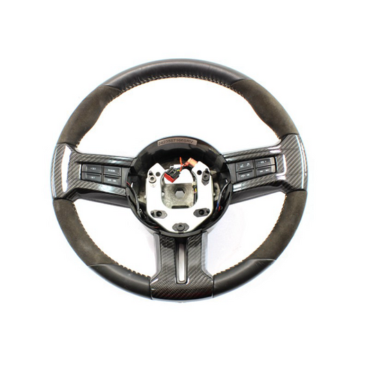 Ford Mustang Steering Wheel Trim 2010-2014 - Carbon Fibre - Koshi Group Store