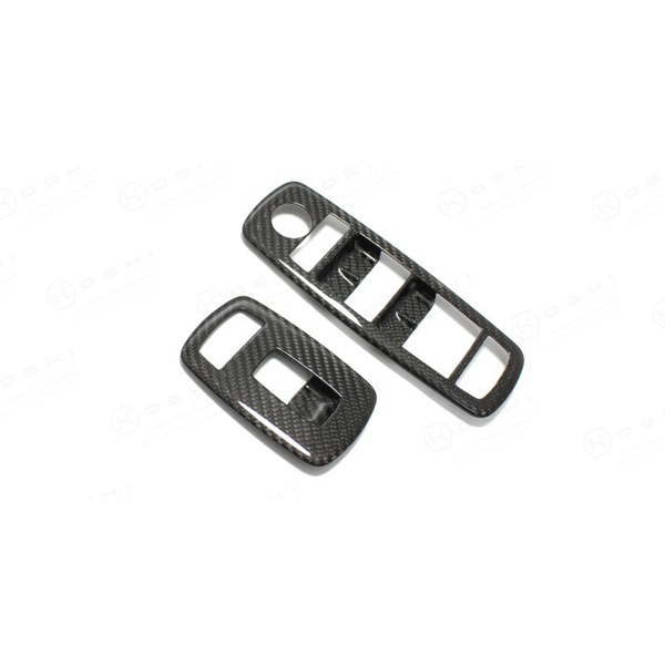 Maserati Ghibli Window Switch Control Button Frame - Carbon Fibre - TMC Motorsport