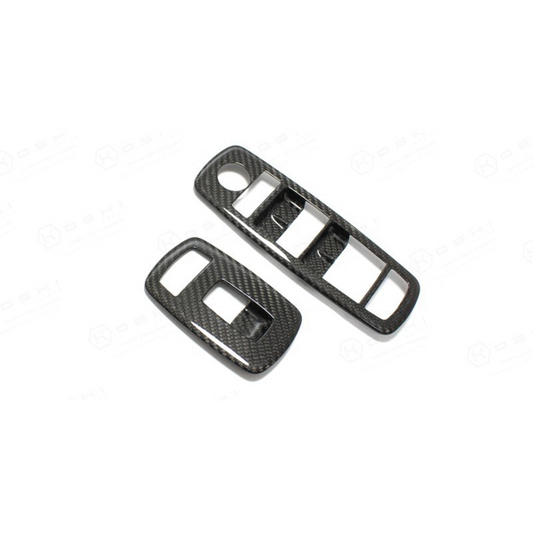 Maserati Ghibli Window Switch Control Button Frame - Carbon Fibre - TMC Motorsport