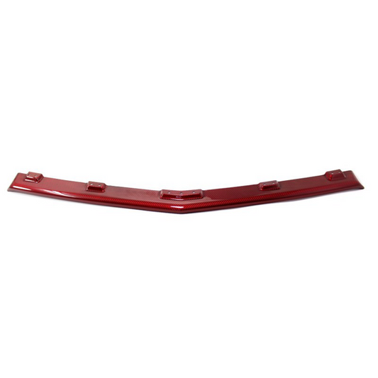 Mercedes Benz SLK R172 Central Flap Splitter Lip Red - Carbon Fibre