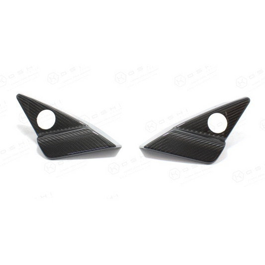 Maserati Granturismo Tweeter Triangles Frame Cover - Carbon Fibre