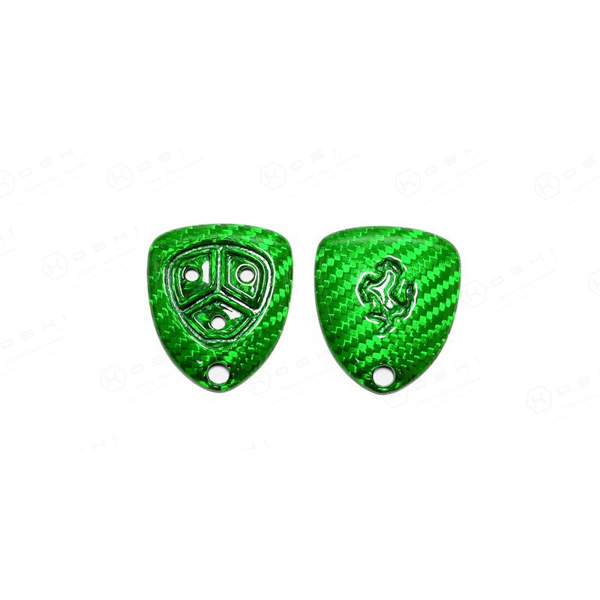 Ferrari 458 , 599 GTB , FF , California Remote Key Fob Green - Carbon Fibre - TMC Motorsport