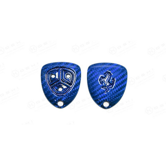 Ferrari 458 , 599 GTB , FF , California Remote Key Fob Blue - Carbon Fibre - TMC Motorsport