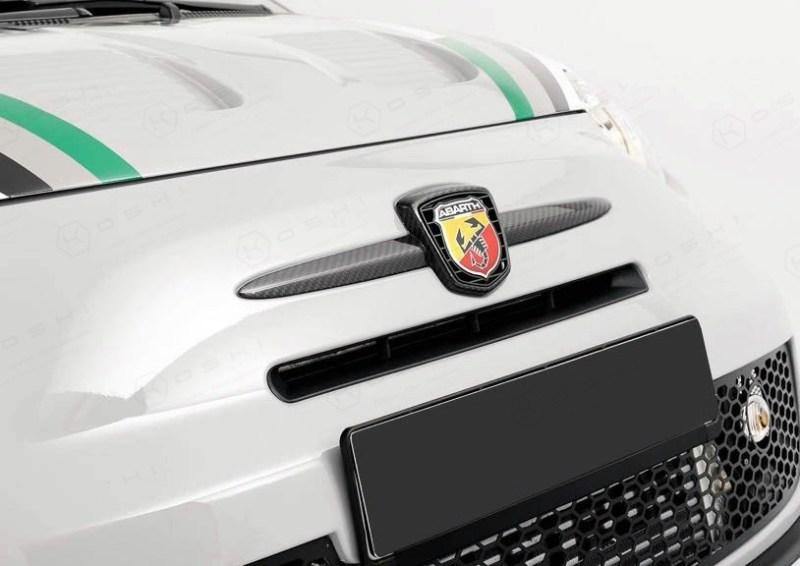 Abarth 595 Front Logo Intake Cover Series 4 Cars Only - Carbon Fibre - Abarth Tuning