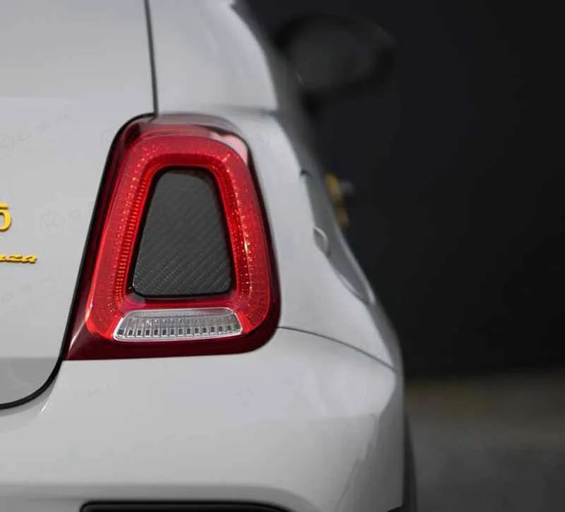 Abarth 595 Central Tail Light Trim Cover - Carbon Fibre - TMC Motorsport