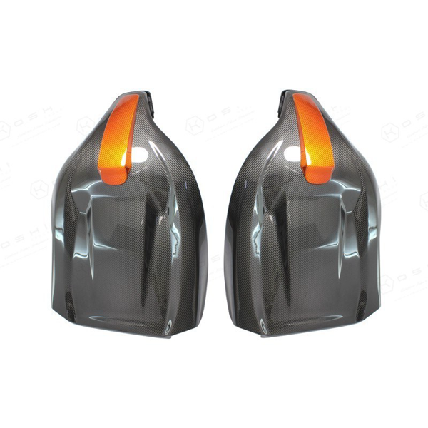 AUDI RS3/RS4 Seat Cover Shell Orange - Carbon Fibre Koshi Group Store