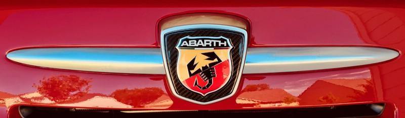 Abarth 500/595 Front Logo Frame - Carbon Fibre Koshi Group Store
