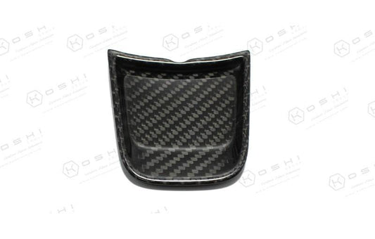 Abarth 595 2016> Frontal Decor Cover Steering Wheel - Carbon Fibre Koshi Group Store