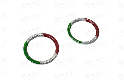 Abarth 595 Dashboard Air Vent Frame Cover - Carbon Fibre
