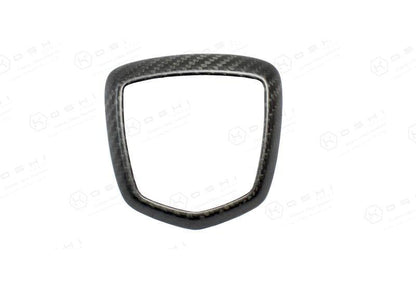 Abarth 500 / 595 / 695 Rear Logo Frame - Carbon Fibre - Abarth Tuning