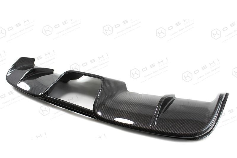 Abarth 500/595 Central Exhaust Diffuser - Carbon Fibre - Abarth Tuning