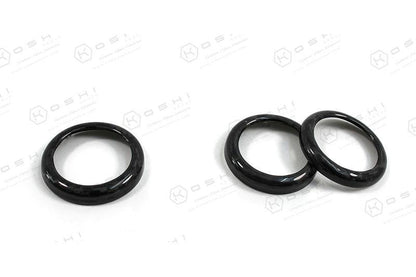 Abarth 500 / 595 / 695 Dashboard Buttons Trim - Carbon Fibre - Abarth Tuning