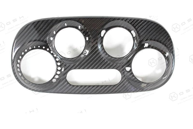 Abarth Fiat 500 AC Climate Control Cover - Carbon Fibre - Abarth Tuning