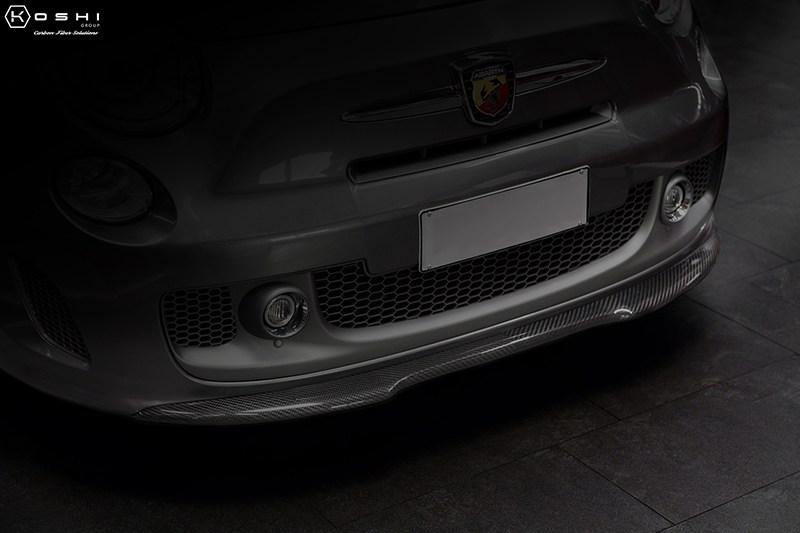 Abarth 500 Front Splitter - Carbon Fibre - Abarth Tuning