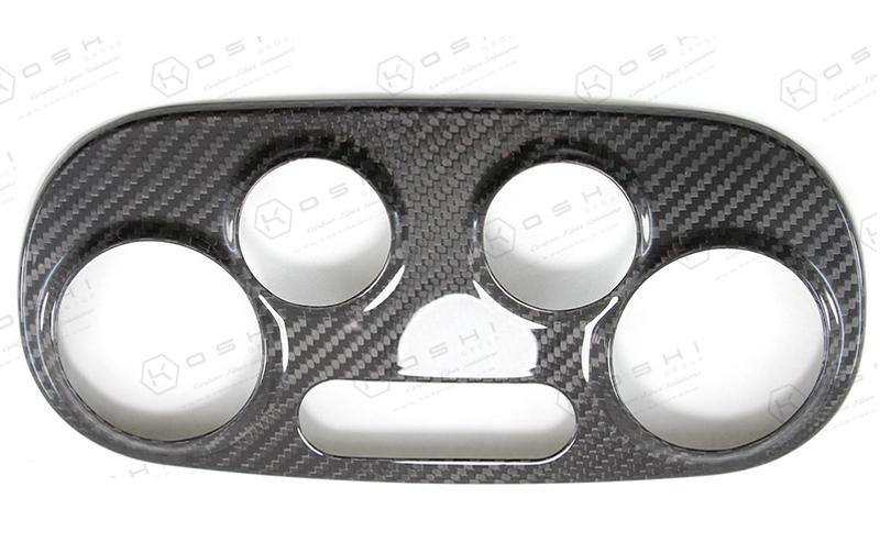 Abarth Fiat 500 AC Climate Control Cover - Carbon Fibre - Abarth Tuning