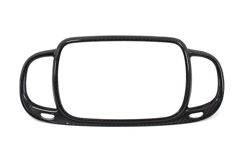 Abarth 595 Audio System Frame Cover - Carbon Fibre - Abarth Tuning