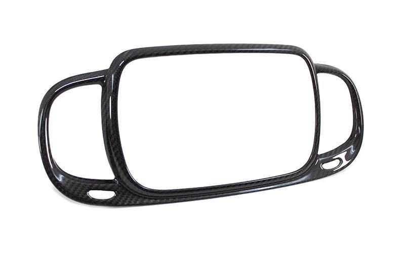 Abarth 595 Audio System Frame Cover - Carbon Fibre - Abarth Tuning