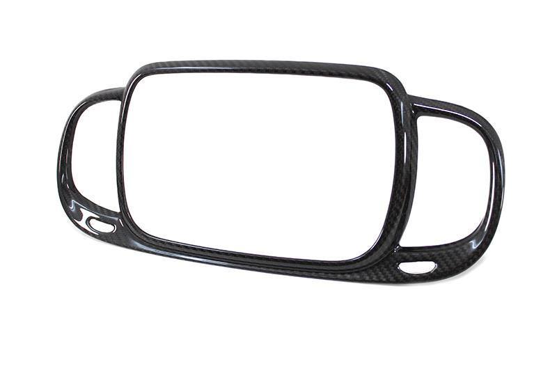 Abarth 595 Audio System Frame Cover - Carbon Fibre - Abarth Tuning
