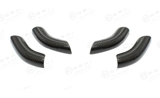 Abarth 595 Steering Wheel Sides Cover - Carbon Fibre - Abarth Tuning
