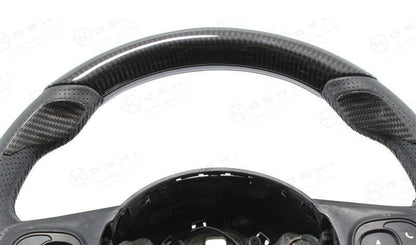 Abarth 595 Steering Wheel Thumb Grips Cover - Carbon Fibre - Abarth Tuning