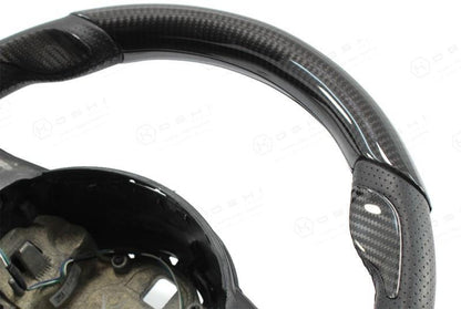 Abarth 595 Steering Wheel Thumb Grips Cover - Carbon Fibre - Abarth Tuning