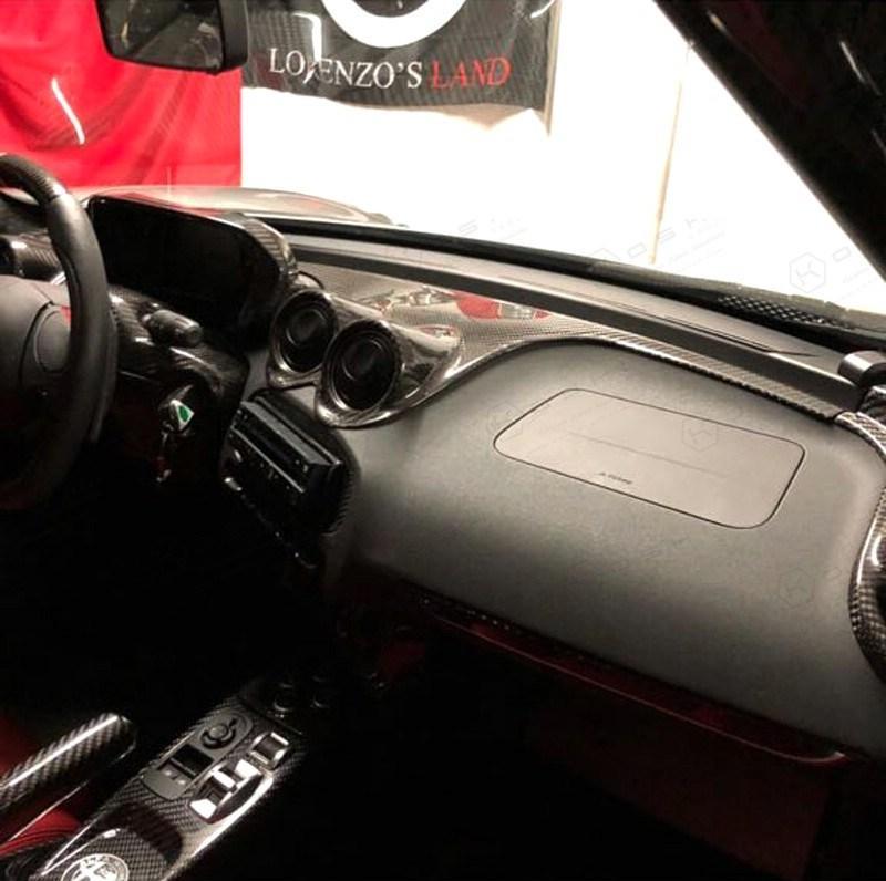 Alfa Romeo 4C Interior Air Vent Cover  No Leather - Carbon Fibre - TMC Motorsport