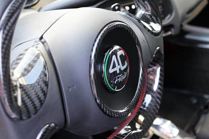 Alfa Romeo 4C Emblem Cover KIT - Carbon Fibre Koshi Group Store