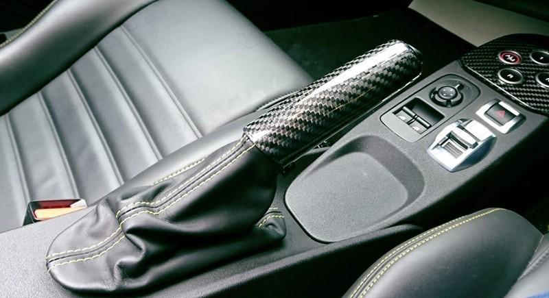 Alfa Romeo 4C Handbrake Cover - Carbon Fibre - TMC Motorsport