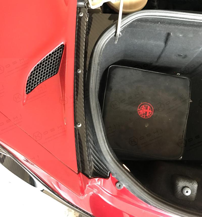 Alfa Romeo 4C Rear Trunk Side Trim - Carbon Fibre Koshi Group Store