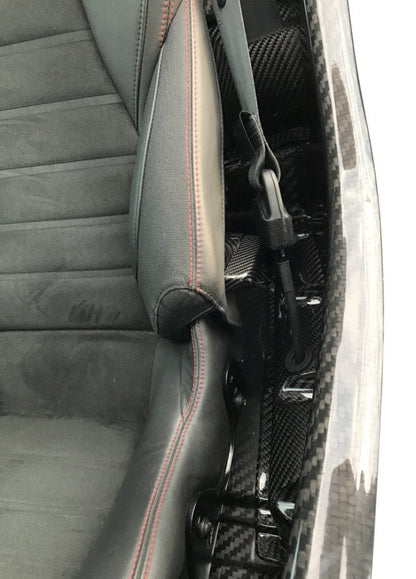 Alfa Romeo 4C Safety Belt System Covering - Carbon Fibre Koshi Group Store