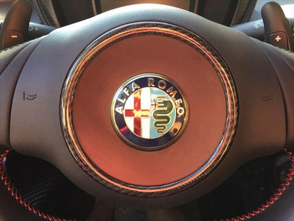 Alfa Romeo 4C Steering Wheel Air Bag Circle Frame - Carbon Fibre Koshi Group Store